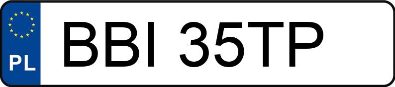 Numer rejestracyjny BBI 35TP posiada URSUS C 360 - BBI35TP
