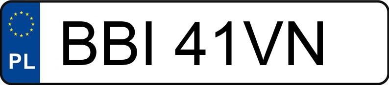 Numer rejestracyjny BBI 41VN posiada FIAT UNO 1.0 IE - BBI41VN