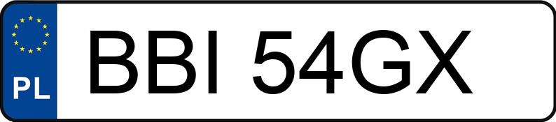 Numer rejestracyjny BBI 54GX posiada OPEL CORSA 1.0 KAT - BBI54GX