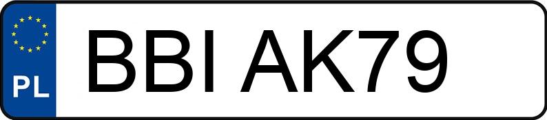 Numer rejestracyjny BBI AK79 posiada OPEL CORSA 1.2 KAT - BBIAK79 Numer rejestracyjny BBI AK79 posiada OPEL CORSA 1.2 KAT - BBIAK79