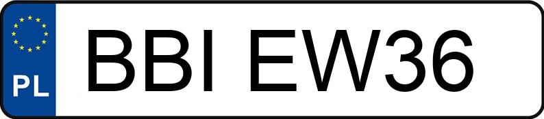 Numer rejestracyjny BBI EW36 posiada VOLKSWAGEN GOLF - BBIEW36 Numer rejestracyjny BBI EW36 posiada VOLKSWAGEN GOLF - BBIEW36