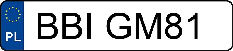 Numer rejestracyjny BBI GM81 posiada BMW 520 - BBIGM81 Numer rejestracyjny BBI GM81 posiada BMW 520 - BBIGM81