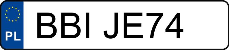 Numer rejestracyjny BBI JE74 posiada HONDA Accord 2.0i MR`03 E3 Comfort Aut. - BBIJE74