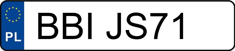 Numer rejestracyjny BBI JS71 posiada FSO POLONEZ ATU 1.6 B30CEH - BBIJS71 Numer rejestracyjny BBI JS71 posiada FSO POLONEZ ATU 1.6 B30CEH - BBIJS71