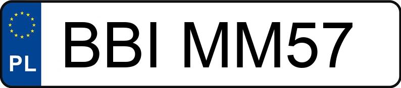 Numer rejestracyjny BBI MM57 posiada VOLVO XC60 - BBIMM57