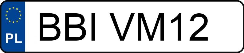 Numer rejestracyjny BBI VM12 posiada BMW 750 - BBIVM12 Numer rejestracyjny BBI VM12 posiada BMW 750 - BBIVM12