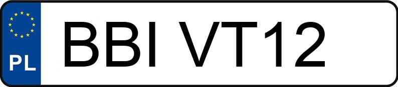 Le numéro d’enregistrement BBI VT12 a TOYOTA Yaris 1.33 MR`14 E5 Active Multidrive S - BBIVT12