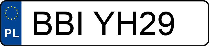 Numer rejestracyjny BBI YH29 posiada KEEWAY Skutery Zahara 125i E4 - BBIYH29