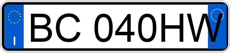 Numer rejestracyjny BC040HW posiada RENAULT Twingo 1a serie