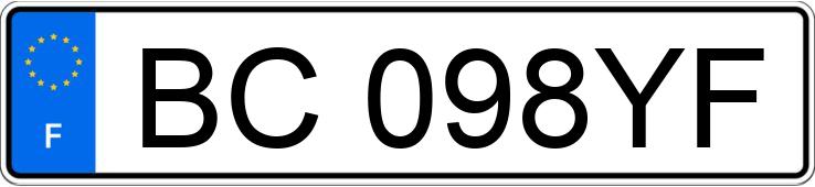 Numer rejestracyjny BC098YF posiada RENAULT TWINGO II