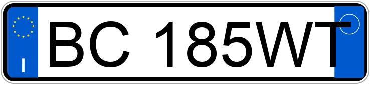 Numer rejestracyjny BC185WT posiada AUDI A4 1a serie
