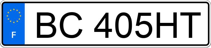 Numer rejestracyjny BC405HT posiada PEUGEOT 207