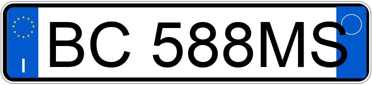 Numer rejestracyjny BC588MS posiada RENAULT Clio 2a serie