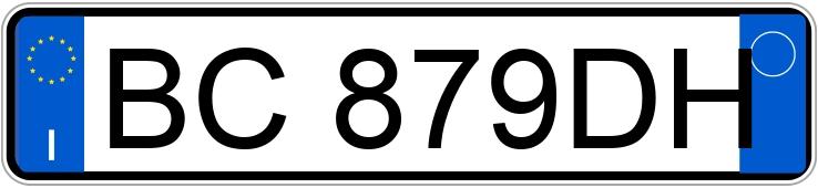 Numer rejestracyjny BC879DH posiada FIAT Panda 1a serie