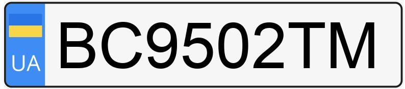 El número de registro BC9502TM tiene Mercedes-Benz VITO 109 CDI