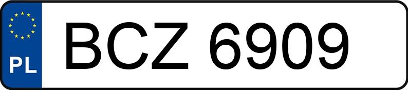 Numer rejestracyjny BCZ 6909 posiada FIAT 126 ELX Maluch SX - BCZ6909