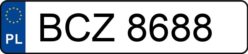 Numer rejestracyjny BCZ 8688 posiada FIAT UNO - BCZ8688