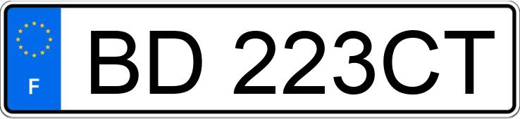 Numer rejestracyjny BD223CT posiada VOLKSWAGEN GOLF VII