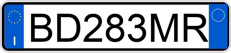 Numer rejestracyjny BD283MR posiada VOLKSWAGEN Polo 3a serie