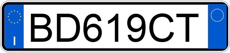 Numer rejestracyjny BD619CT posiada FIAT Punto 1a serie Numer rejestracyjny BD619CT posiada FIAT Punto 1a serie