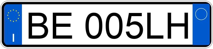 Numer rejestracyjny BE005LH posiada AUDI A3 1a serie A3 1.8 T-180 CV cat 5P quattro Ambiente (132 kw)