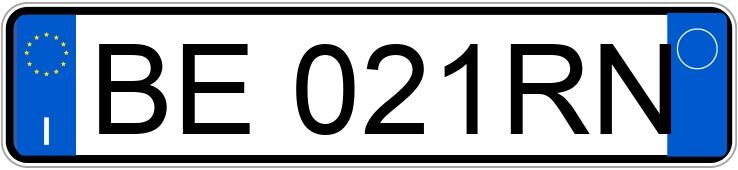 Numer rejestracyjny BE021RN posiada FIAT Panda 1a serie