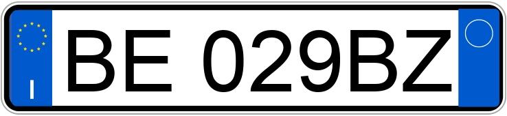 Numer rejestracyjny BE029BZ posiada SMART city coupe-cabrio