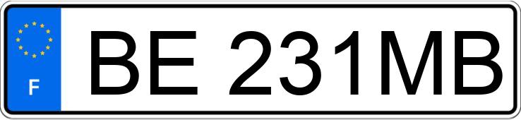 Numer rejestracyjny BE231MB posiada PEUGEOT 308