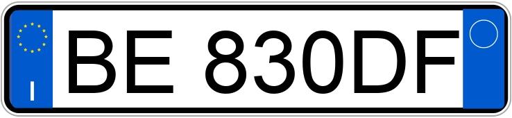 Numer rejestracyjny BE830DF posiada CHRYSLER Stratus