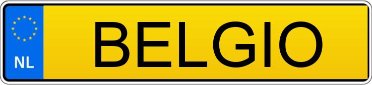 Numer rejestracyjny BELGIO posiada Toyota Iq