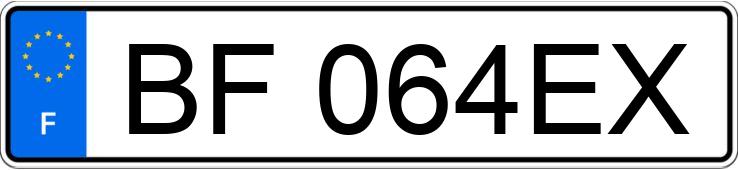 Numer rejestracyjny BF064EX posiada RENAULT CLIO III