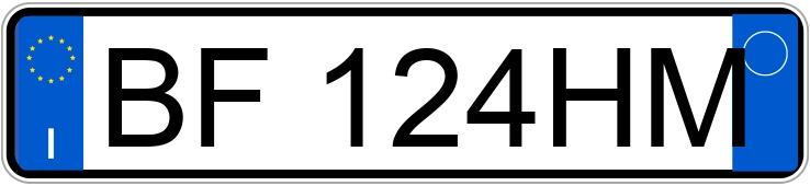 Numer rejestracyjny BF124HM posiada VOLKSWAGEN Golf 4a serie Numer rejestracyjny BF124HM posiada VOLKSWAGEN Golf 4a serie