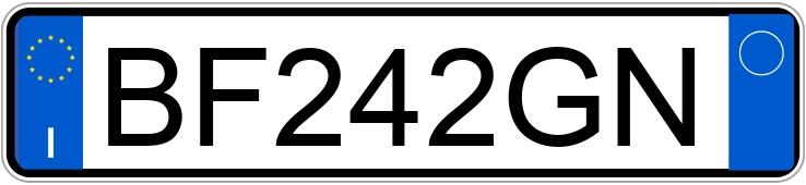 Numer rejestracyjny BF242GN posiada FIAT Panda 1a serie Numer rejestracyjny BF242GN posiada FIAT Panda 1a serie