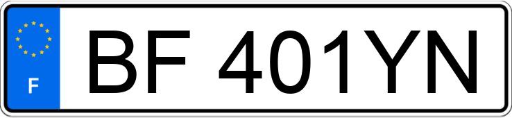 Numer rejestracyjny BF401YN posiada RENAULT TWINGO