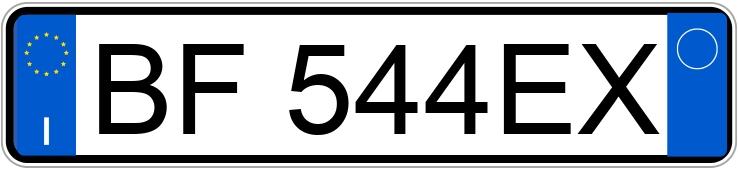 Numer rejestracyjny BF544EX posiada RENAULT Clio 2a serie Numer rejestracyjny BF544EX posiada RENAULT Clio 2a serie