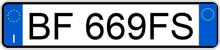 Numer rejestracyjny BF669FS posiada SUZUKI Grand Vitara