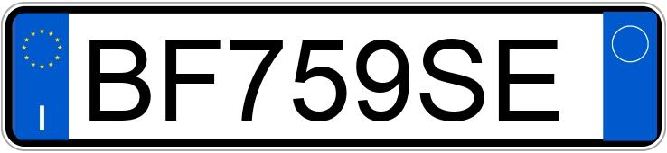 Numer rejestracyjny BF759SE posiada OPEL Corsa 2a serie