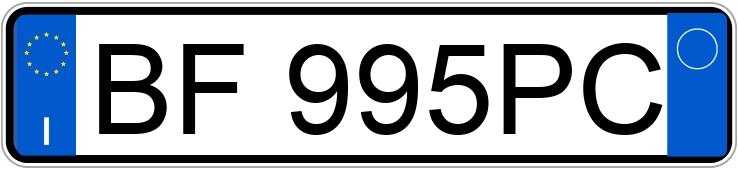 Numer rejestracyjny BF995PC posiada CITROEN Xsara