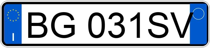 Numer rejestracyjny BG031SV posiada OPEL Corsa 2a serie Numer rejestracyjny BG031SV posiada OPEL Corsa 2a serie