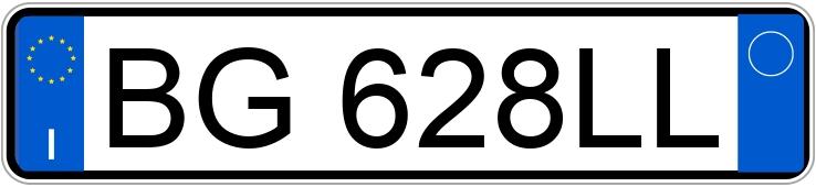 Numer rejestracyjny BG628LL posiada  