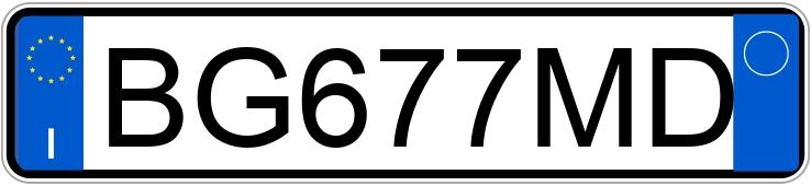 Numer rejestracyjny BG677MD posiada FIAT Seicento