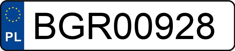 Numer rejestracyjny BGR 00928 posiada SKODA FABIA - BGR00928 Numer rejestracyjny BGR 00928 posiada SKODA FABIA - BGR00928