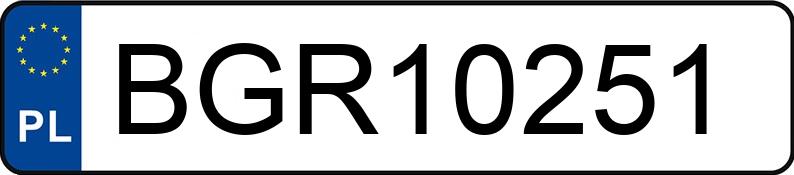 Numer rejestracyjny BGR 10251 posiada OPEL Insignia 2.0 CDTI MR`08 E4 Insignia - BGR10251