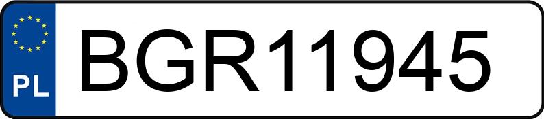 Numer rejestracyjny BGR 11945 posiada SKODA RAPID - BGR11945 Numer rejestracyjny BGR 11945 posiada SKODA RAPID - BGR11945