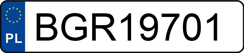 Numer rejestracyjny BGR 19701 posiada AUDI A4 - BGR19701 Numer rejestracyjny BGR 19701 posiada AUDI A4 - BGR19701
