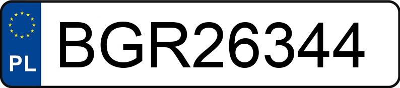 Numer rejestracyjny BGR 26344 posiada TOYOTA Yaris 1.4 Diesel MR`06 E4 Prestige - BGR26344