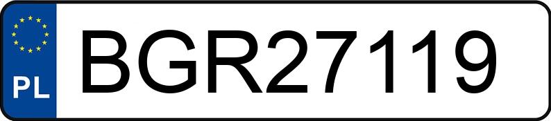 Numer rejestracyjny BGR 27119 posiada BMW 318I - BGR27119
