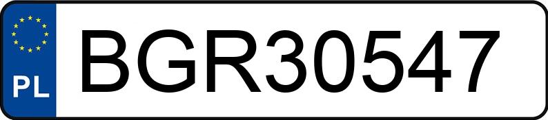 Numer rejestracyjny BGR 30547 posiada OPEL ZAFIRA - BGR30547 Numer rejestracyjny BGR 30547 posiada OPEL ZAFIRA - BGR30547