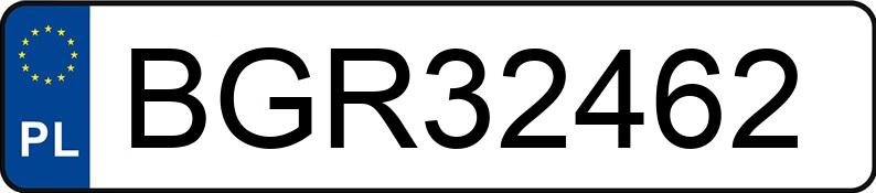 Numer rejestracyjny BGR 32462 posiada DODGE CHARGER - BGR32462