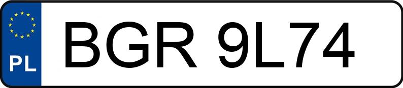 Numer rejestracyjny BGR9L74 posiada BMW 535i Kat. MR`95 E39 535i Kat. MR`95 E39